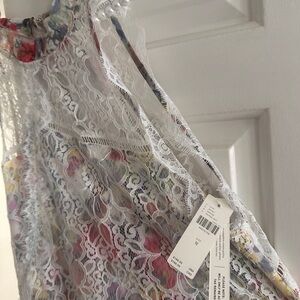 NWT Anthropologie (with Tags) Multicolor Lace Dress